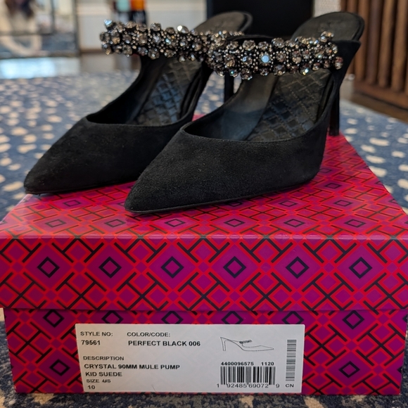 TORY BURCH Rhinestone Heels NIB